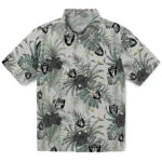 Las Vegas Raiders Hawaiian Shirt - Hibiscus Designs | Moonbestprint