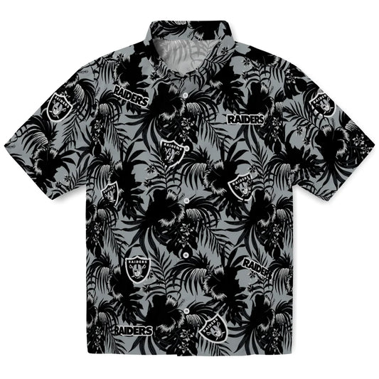 Las Vegas Raiders Hawaiian Shirt - Hibiscus Exotic | Moonbestprint