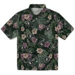 Las Vegas Raiders Hawaiian Shirt - Hibiscus Leaves Pattern | Moonbestprint