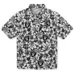 Las Vegas Raiders Hawaiian Shirt - Hibiscus Motif | Moonbestprint