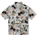 Las Vegas Raiders Hawaiian Shirt - Hibiscus Seaside | Moonbestprint