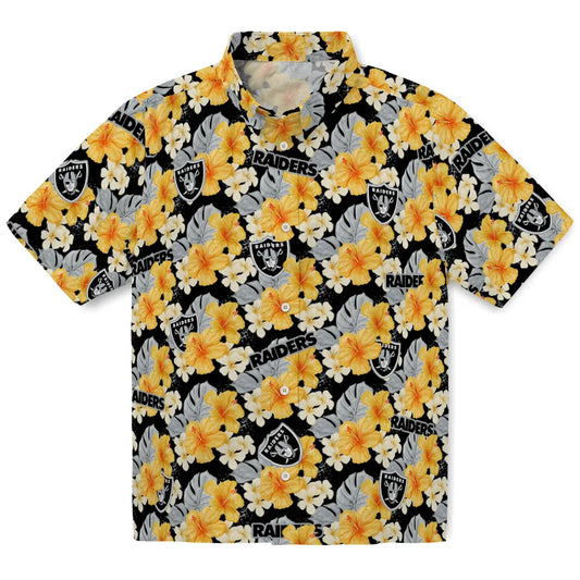 Las Vegas Raiders Hawaiian Shirt - Hibiscus Tropics | Moonbestprint