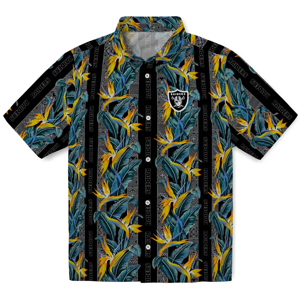 Las Vegas Raiders Hawaiian Shirt - Paradise Vines | Moonbestprint