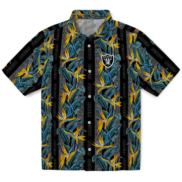 Las Vegas Raiders Hawaiian Shirt - Paradise Vines | Moonbestprint