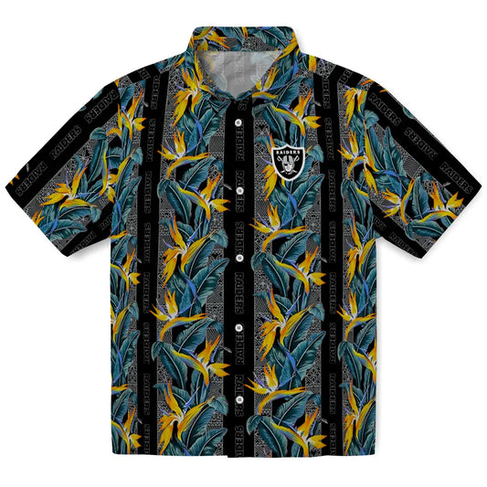 Las Vegas Raiders Hawaiian Shirt - Paradise Vines | Moonbestprint