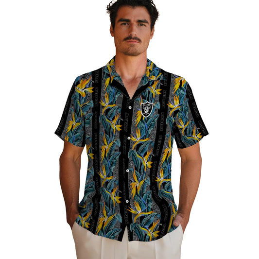 Las Vegas Raiders Hawaiian Shirt - Paradise Vines | Moonbestprint