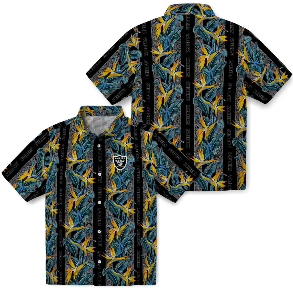 Las Vegas Raiders Hawaiian Shirt - Paradise Vines | Moonbestprint