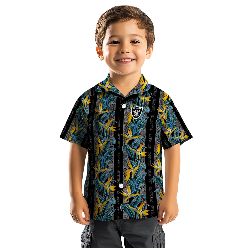 Las Vegas Raiders Hawaiian Shirt - Paradise Vines | Moonbestprint