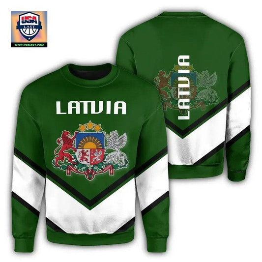 Latvia Coat Of Arms Sweater Lucian Style Jw5 ? Usalast