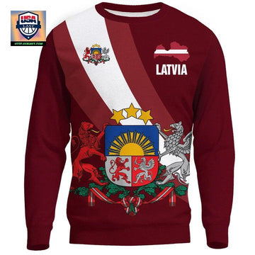 Latvia Special Flag Sweater A7 ? Usalast
