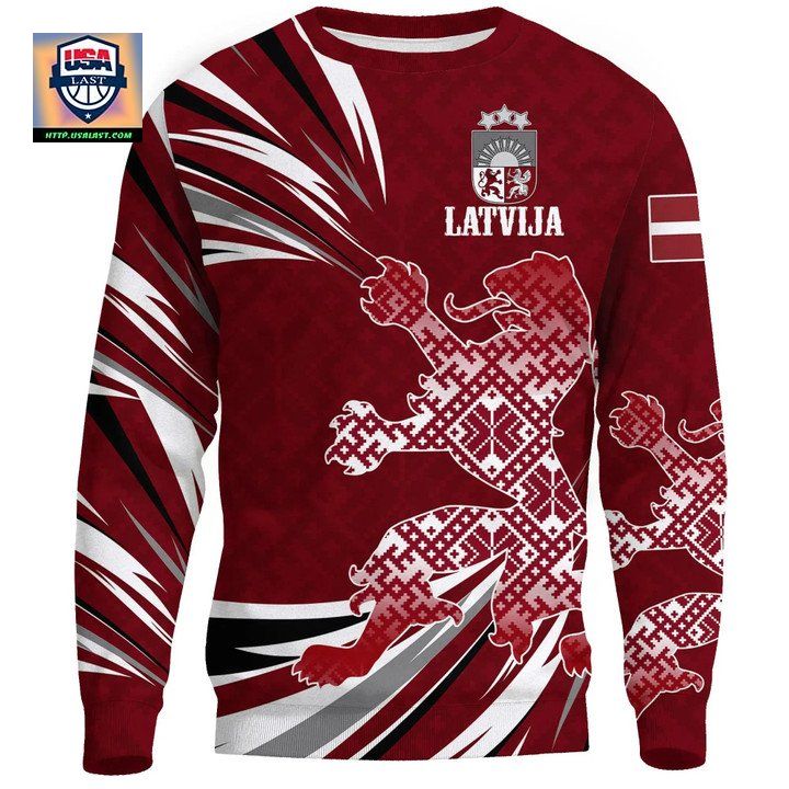 Latvia ? The Latvian Lion Sweater A7 ? Usalast