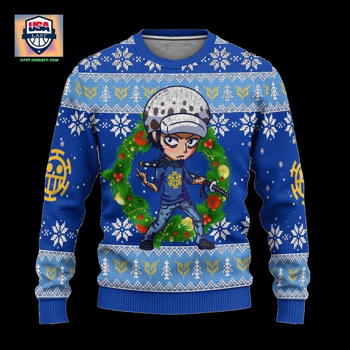 Law One Piece Anime Ugly Christmas Sweater Xmas Gift ? Usalast