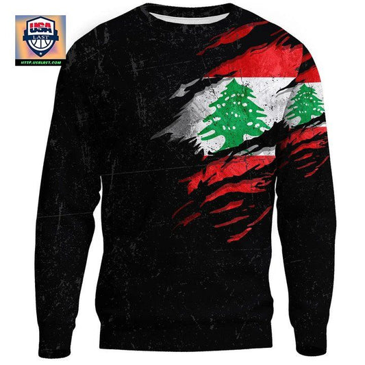 Lebanon In Me Sweater ? Special Grunge Style A31 ? Usalast