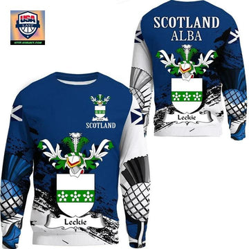 Leckie Scottish Family Crest Scotland Special Sweater A7 ? Usalast
