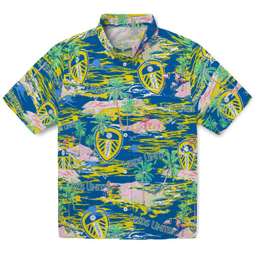 Leeds United Flamingo Retreat 2026 Hawaiian Shirt – Moonbestprint
