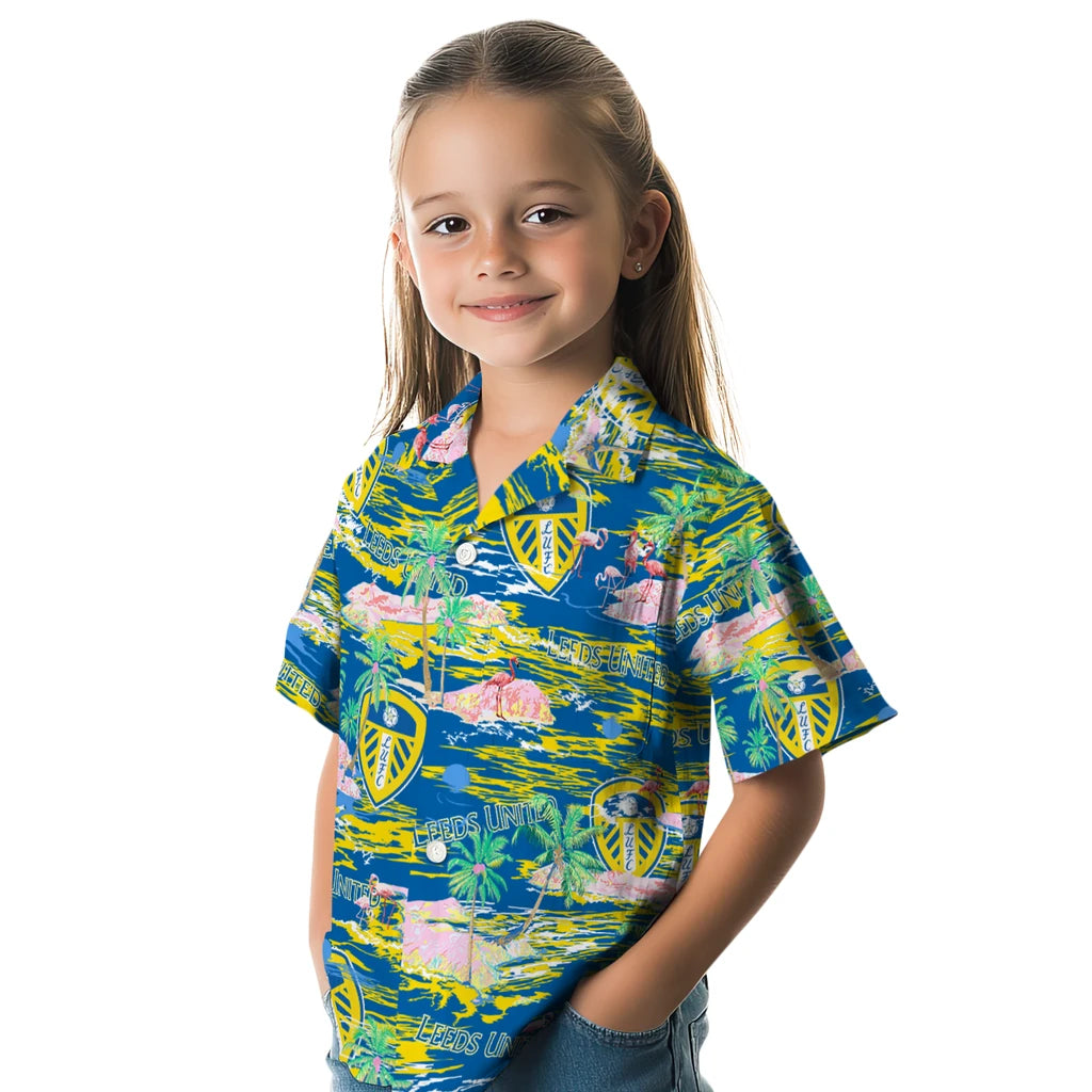 Leeds United Flamingo Retreat 2026 Hawaiian Shirt – Moonbestprint