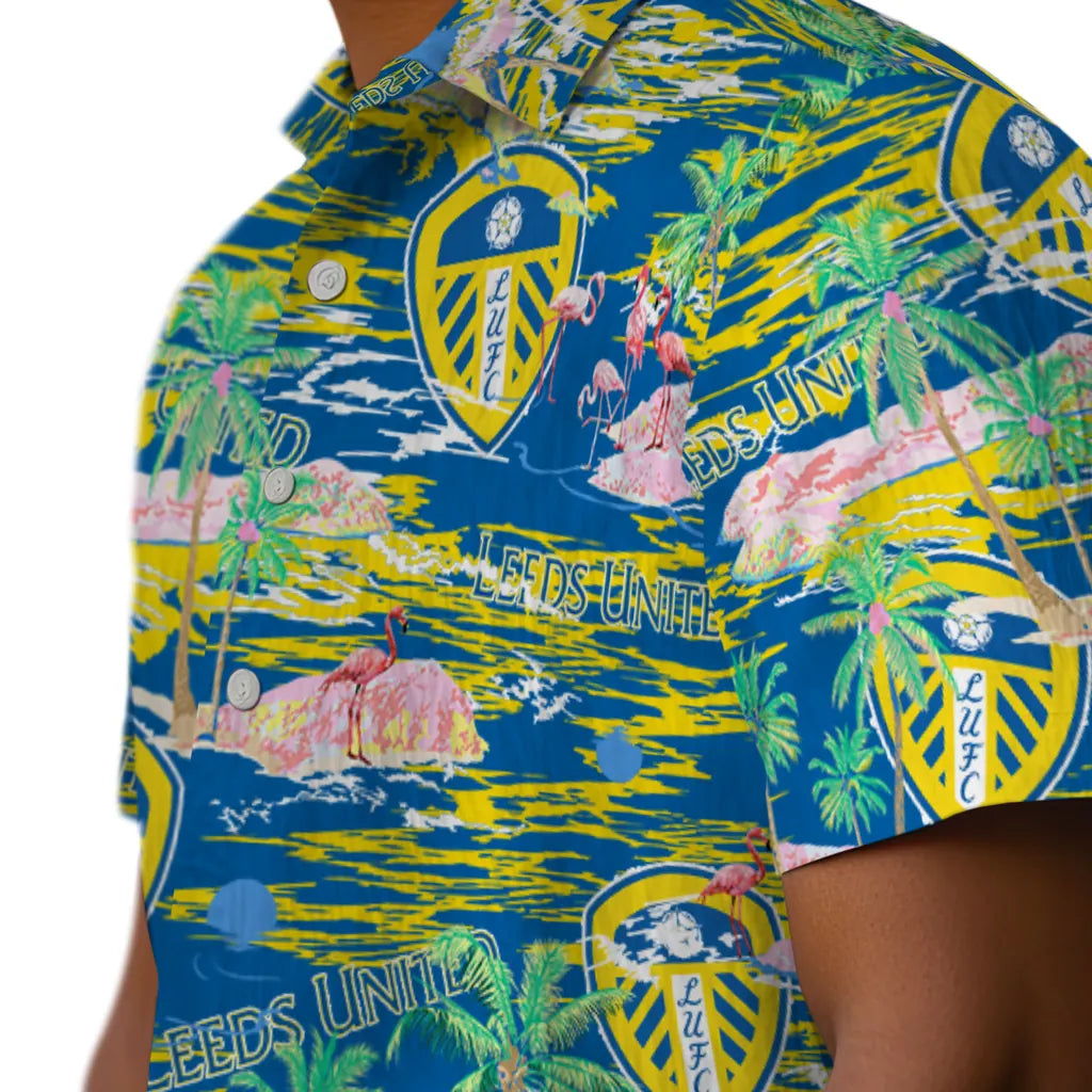 Leeds United Flamingo Retreat 2026 Hawaiian Shirt – Moonbestprint
