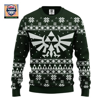 Legend Of Zelda Green Ugly Christmas Sweater Amazing Gift Idea Thanksgiving Gift ? Usalast