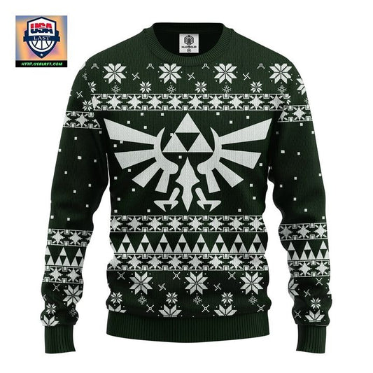 Legend Of Zelda Green Ugly Christmas Sweater Amazing Gift Idea Thanksgiving Gift ? Usalast