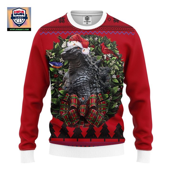 Legendary Godzilla Noel Mc Ugly Christmas Sweater Thanksgiving Gift ? Usalast