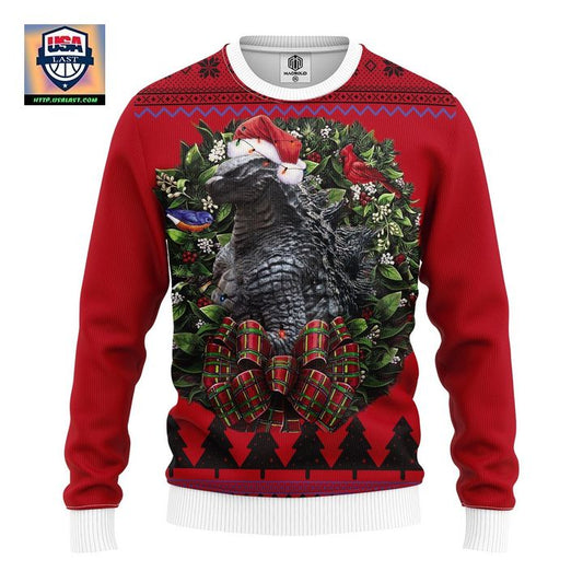 Legendary Godzilla Noel Mc Ugly Christmas Sweater Thanksgiving Gift ? Usalast