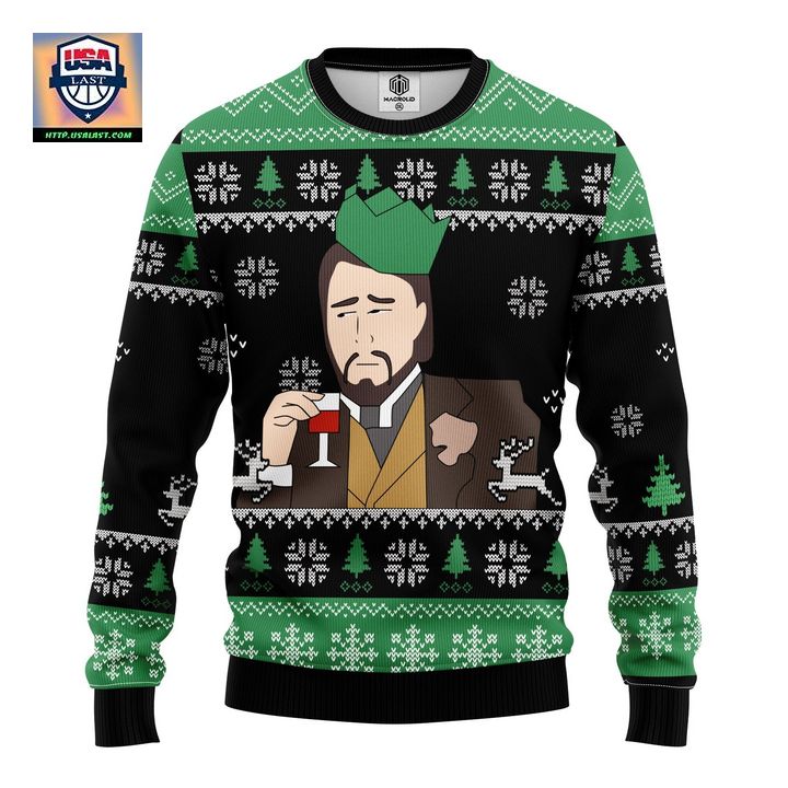 Leonardo Dicaprio Drinking Meme Ugly Christmas Sweater Amazing Gift Idea Thanksgiving Gift ? Usalast