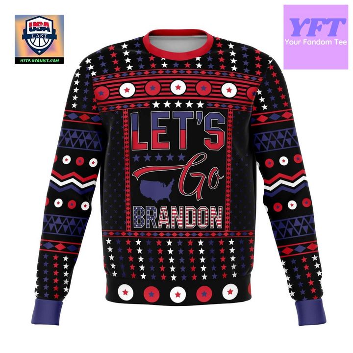 Lets Go Brandon For For Meme 3d Ugly Christmas Sweater ? Usalast