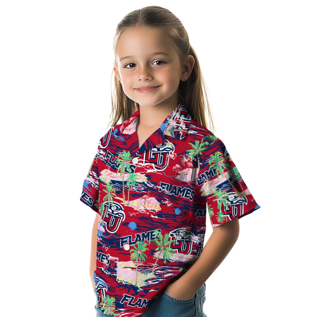 Liberty Flames Flamingo Retreat 2026 Hawaiian Shirt – Moonbestprint