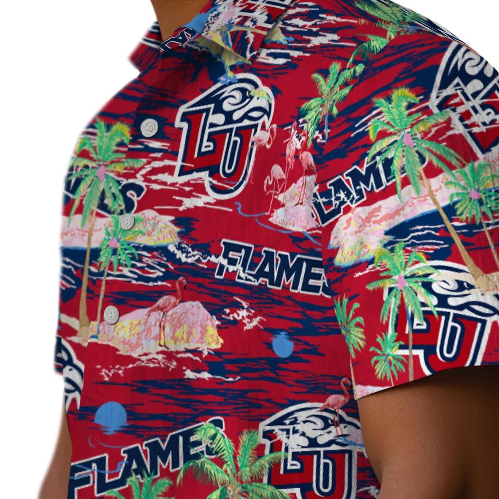 Liberty Flames Flamingo Retreat 2026 Hawaiian Shirt – Moonbestprint