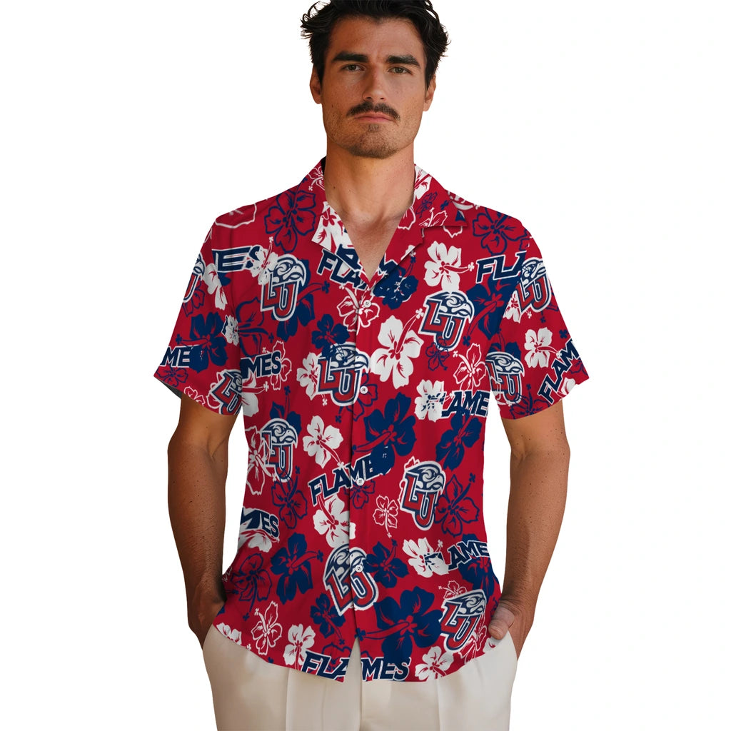 Liberty Flames Hibiscus Bloom Hawaiian Shirt – Moonbestprint