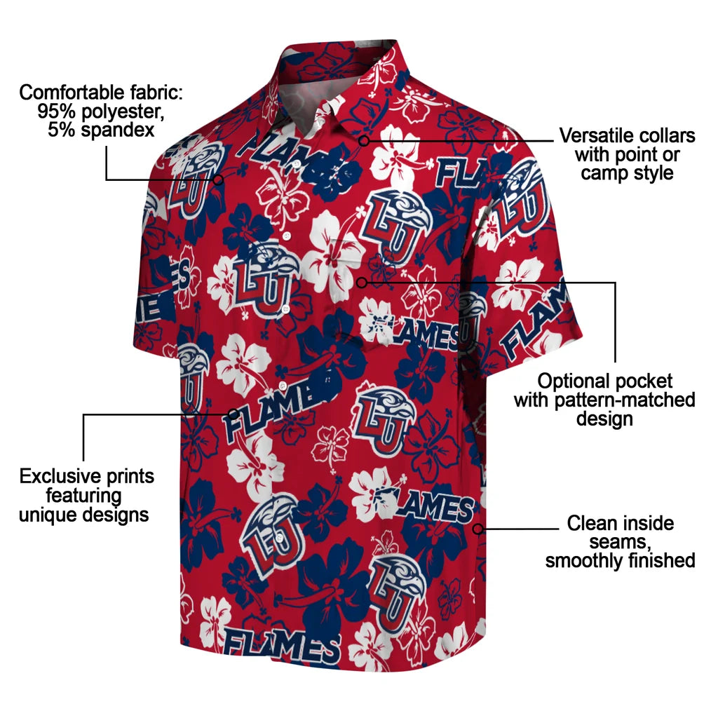 Liberty Flames Hibiscus Bloom Hawaiian Shirt – Moonbestprint