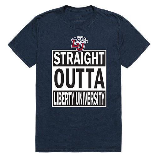 Liberty University Flames NCAA Straight Outta T-Shirt