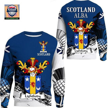 Lightbody Scottish Family Crest Scotland Special Sweater A7 ? Usalast