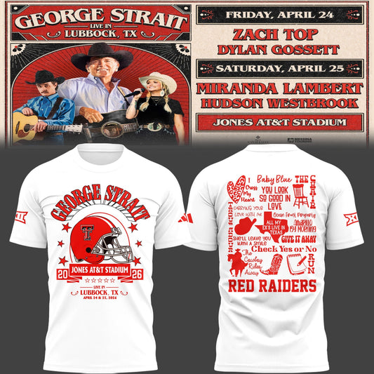 Limited Edition G. Strait x Texas Tech At Jones AT&amp;T Stadium Tshirt | NY38 Moonbestprint
