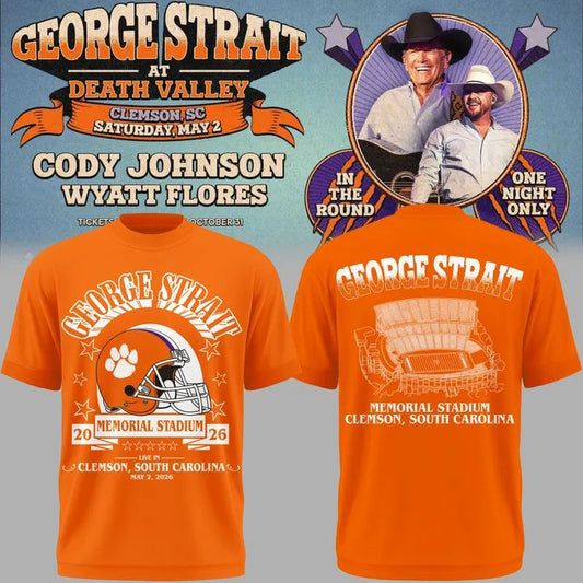 Limited edition George Strait tour Memorial Stadium 2026 - Tshirt | JP59 Moonbestprint