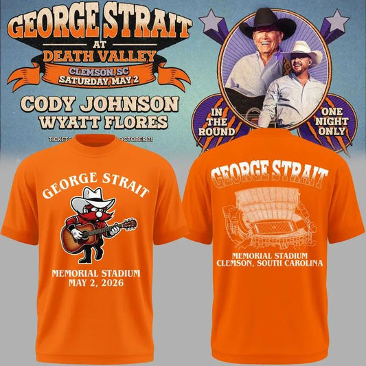 Limited edition George Strait tour Memorial Stadium 2026 T-Shirt | MR62 Moonbestprint