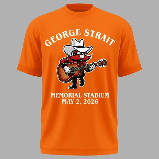 Limited edition George Strait tour Memorial Stadium 2026 T-Shirt | MR62 Moonbestprint