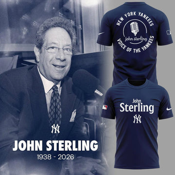 Limited Edition Honoring The Legend, Voice of the Yankees John Sterling TShirt | ND45 Moonbestprint