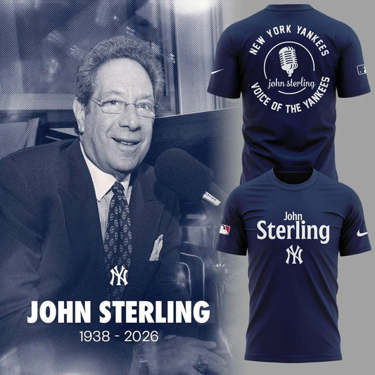Limited Edition Honoring The Legend, Voice of the Yankees John Sterling TShirt | ND45 Moonbestprint