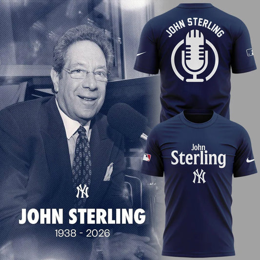 Limited Edition Honoring The Legend, Voice of the Yankees John Sterling TShirt | RK66 Moonbestprint