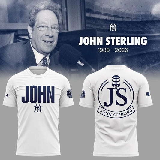 Limited Edition Honoring The Legend, Voice of the Yankees John Sterling TShirt | WB58 Moonbestprint