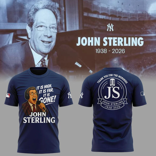 Limited Edition Honoring The Legend, Voice of the Yankees John Sterling TShirt | WV18 Moonbestprint