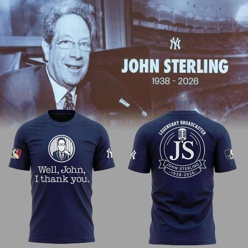 Limited Edition Honoring The Legend, Voice of the Yankees John Sterling TShirt | XK35 Moonbestprint