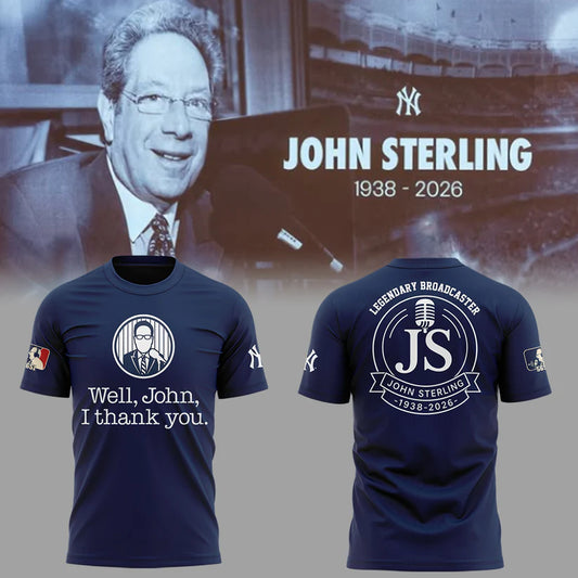Limited Edition Honoring The Legend, Voice of the Yankees John Sterling TShirt | XK35 Moonbestprint