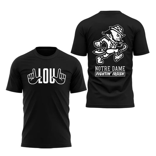 Limited Edition Irish FB Remembering the life and legacy of Lou Holtz 1937-2026 TShirt | CG21 Moonbestprint