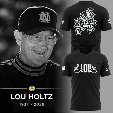 Limited Edition Irish FB Remembering the life and legacy of Lou Holtz 1937-2026 TShirt | FU66 Moonbestprint