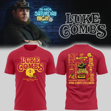 Limited Edition L.K My Kinda Saturday Night Tour live in Jack Trice Stadium Shirt | OU60 Moonbestprint
