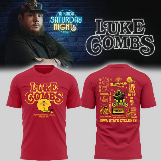 Limited Edition L.K My Kinda Saturday Night Tour live in Jack Trice Stadium Shirt | OU60 Moonbestprint