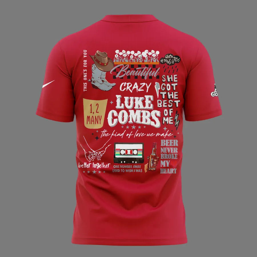 Limited Edition Luke Combs x Ohio State Stadium Tour T-Shirt | CJ14 Moonbestprint