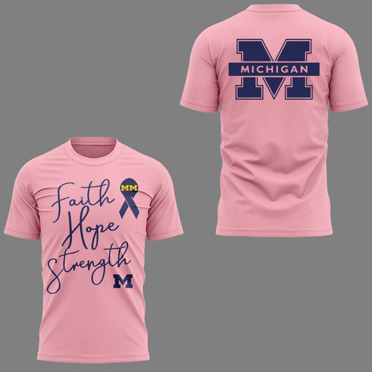Limited Edition Michigan MBB Block Cancer Shirt Moonbestprint